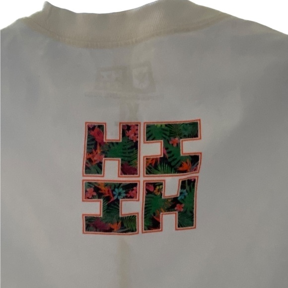 HAWAII’S FINEST Floral Hawaiian Logo Tee Shirt Men XL - Picture 4 of 7